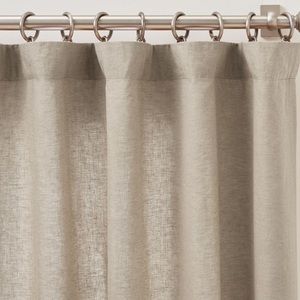 Pottery Barn Belgian Flax Linen 50”x84”